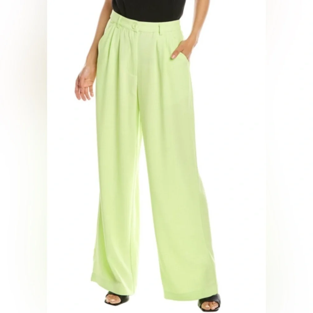 0307 - WEWOREWHAT High Rise Pleated Pant size 4 $79 - Picture 3 of 7